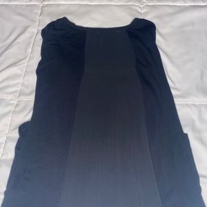 Black Top with Pleated Back